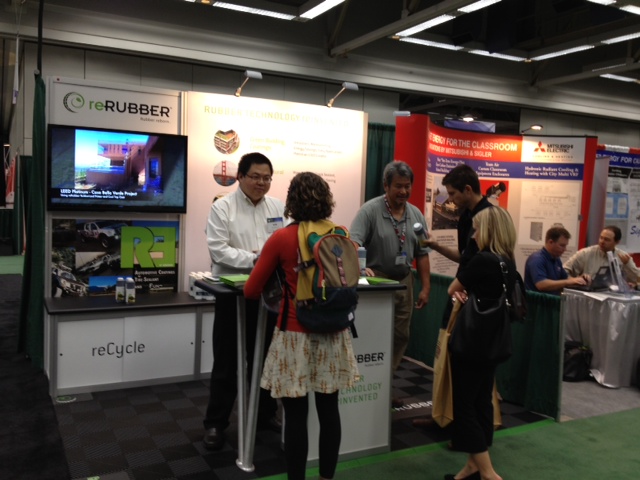 reRubber booth Green CA Summit 2013